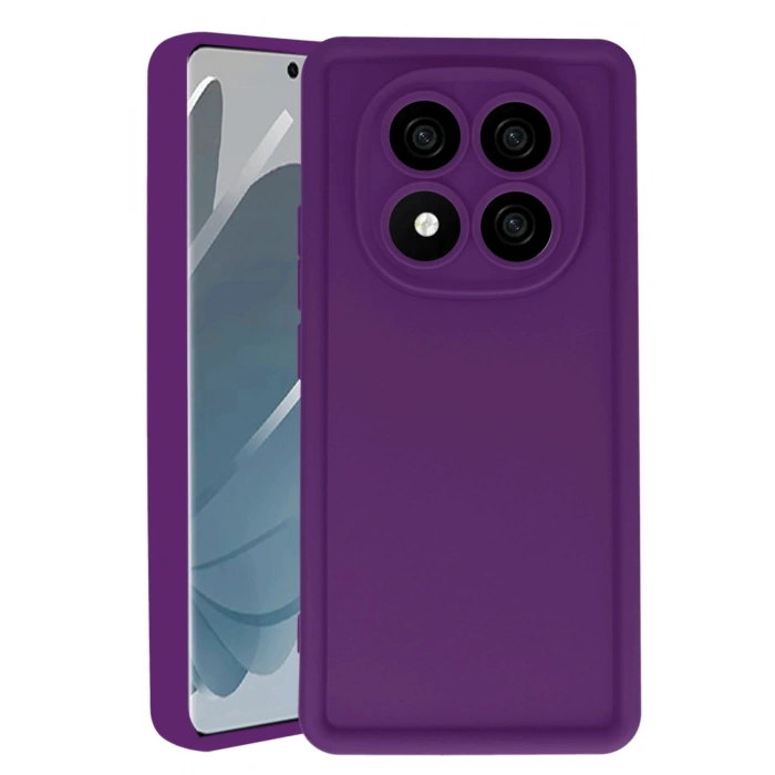 Durukar®   Redmi Note 14 Pro 5G Kılıf Viera Silikon - Mürdüm