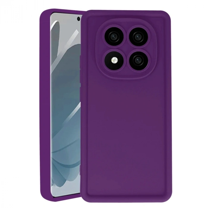 Durukar®   Redmi Note 14 Pro 5G Kılıf Viera Silikon - Mürdüm