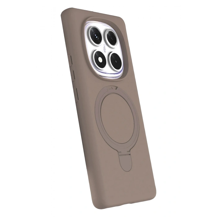 Durukar®   Redmi Note 14 Pro 5G Regal Magsafe Standlı Kapak - Çöl Titanyum