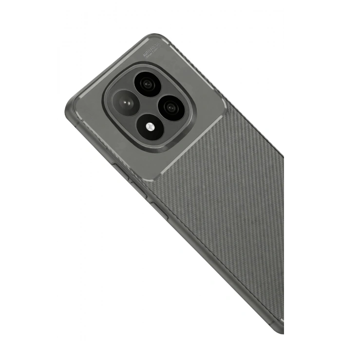 Durukar®   Redmi Note 14 Pro Plus Kılıf Auto Focus Karbon Kapak - Gri
