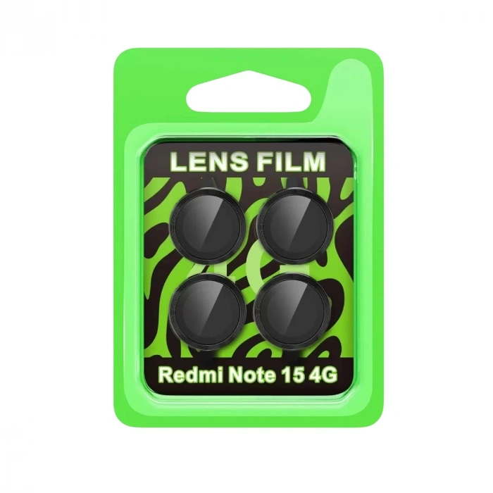 Durukar®   Redmi Note 15 4G Raze Metal Kamera Lens - Siyah