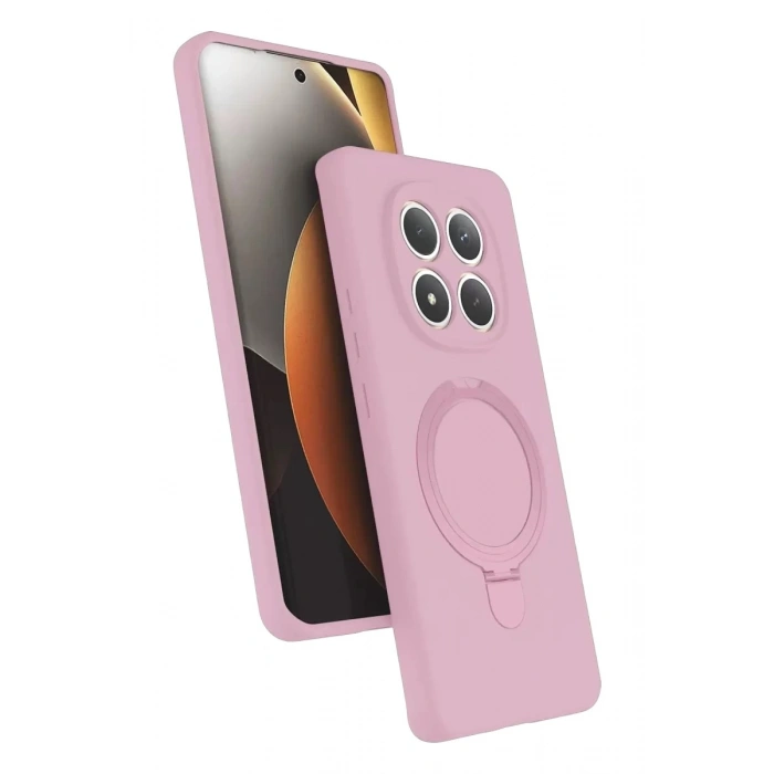 Durukar®   Redmi Note 15 4G Regal Magsafe Standlı Kapak - Açık Pembe
