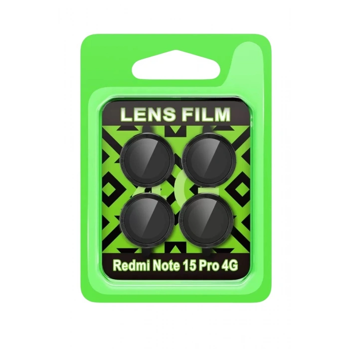 Durukar®   Redmi Note 15 Pro 4G Raze Metal Kamera Lens - Siyah