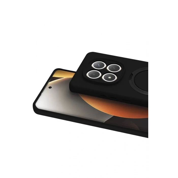 Durukar®   Redmi Note 15 Pro 4G Regal Magsafe Standlı Kapak - Siyah