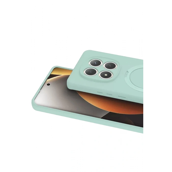 Durukar®   Redmi Note 15 Pro 4G Regal Magsafe Standlı Kapak - Su Yeşili