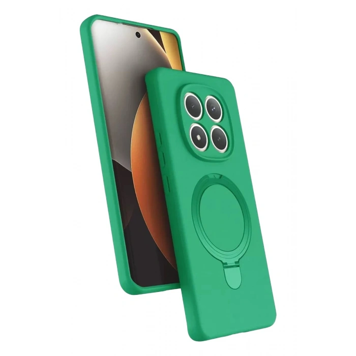 Durukar®   Redmi Note 15 Pro 4G Regal Magsafe Standlı Kapak - Yeşil
