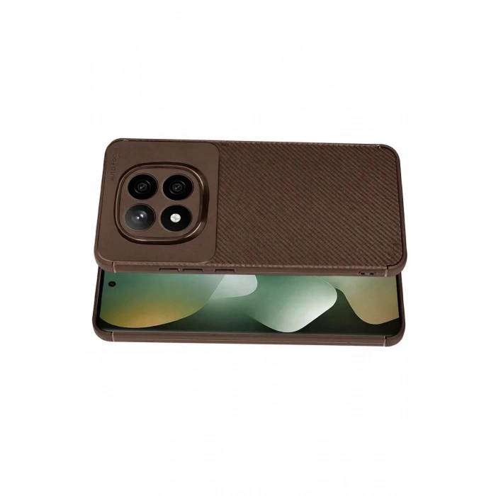 Durukar®   Redmi Note 15 Pro 5G Auto Focus Karbon Kapak - Kahverengi