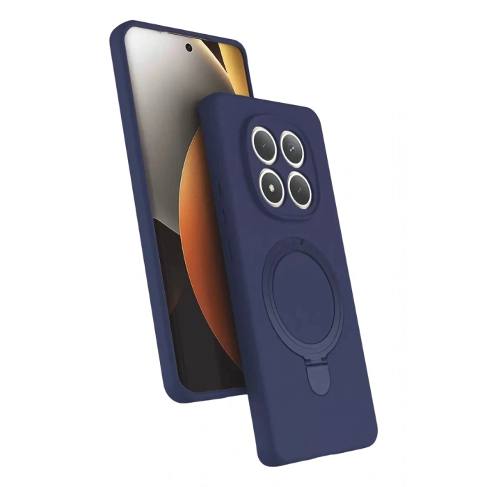 Durukar®   Redmi Note 15 Pro 5G Regal Magsafe Standlı Kapak - Lacivert