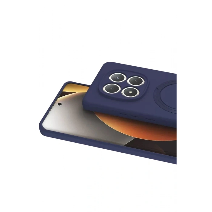 Durukar®   Redmi Note 15 Pro 5G Regal Magsafe Standlı Kapak - Lacivert