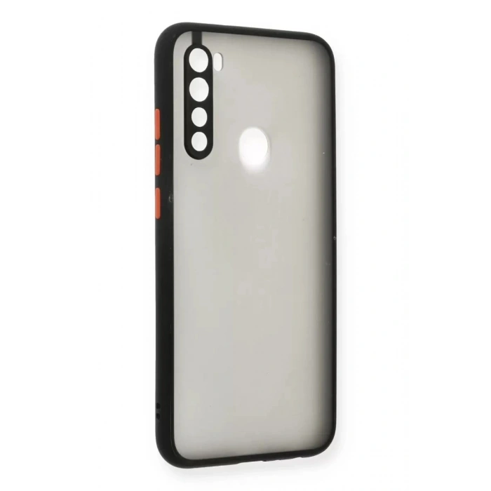 Durukar®   Redmi Note 8 Kılıf Montreal Silikon Kapak - Siyah