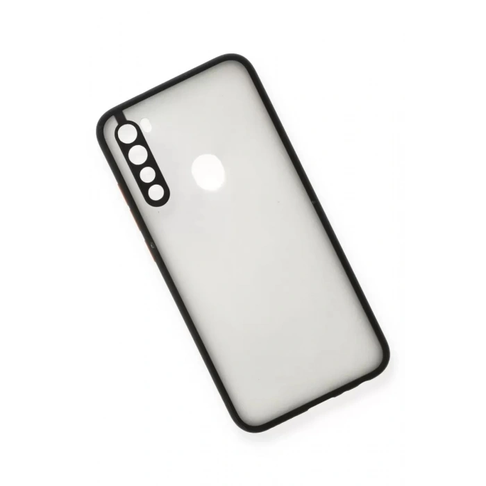 Durukar®   Redmi Note 8 Kılıf Montreal Silikon Kapak - Siyah