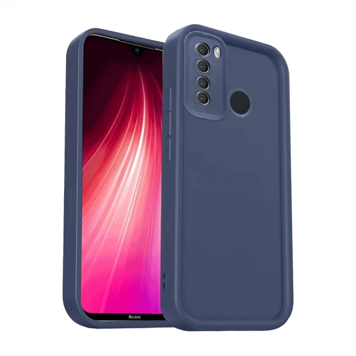Durukar®   Redmi Note 8 Kılıf Viera Silikon - Lacivert
