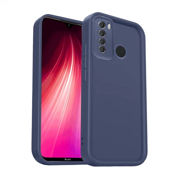 Durukar®   Redmi Note 8 Kılıf Viera Silikon - Lacivert