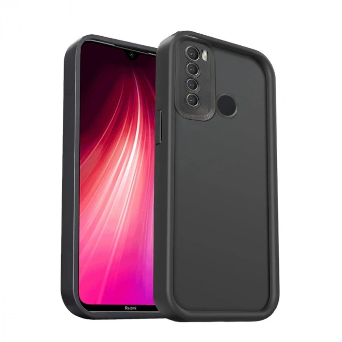 Durukar®   Redmi Note 8 Kılıf Viera Silikon - Siyah