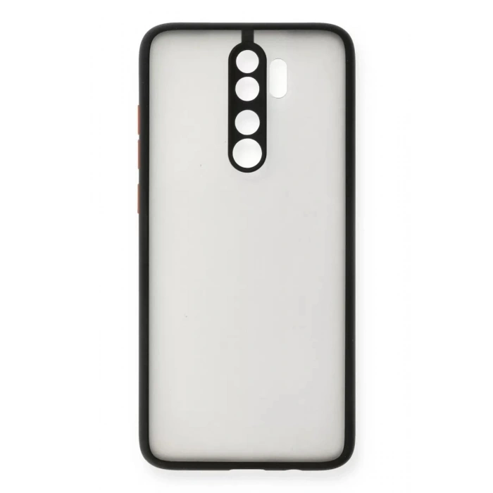 Durukar®   Redmi Note 8 Pro Kılıf Montreal Silikon Kapak - Siyah