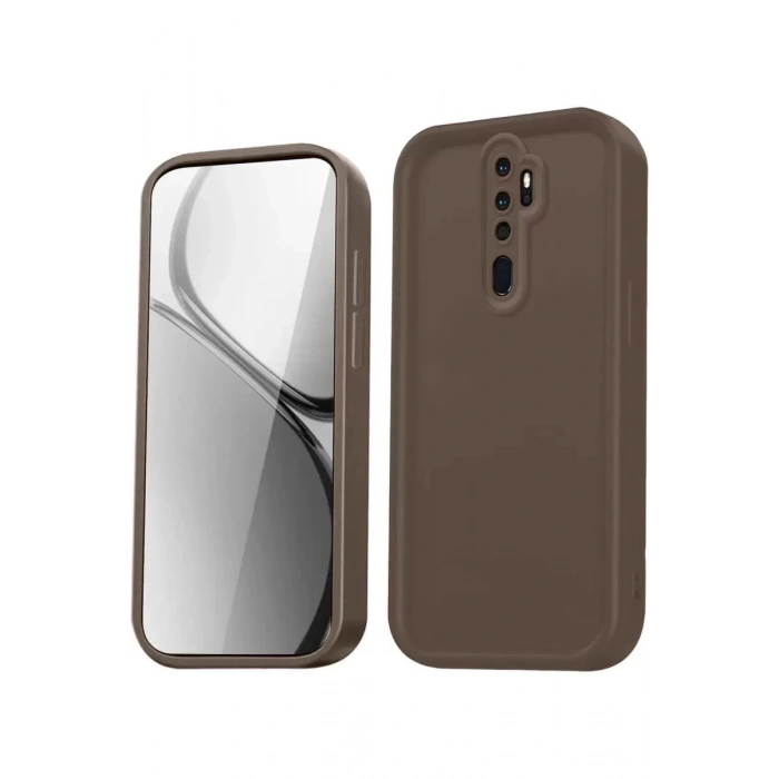 Durukar®   Redmi Note 8 Pro Kılıf Viera Silikon - Kahverengi