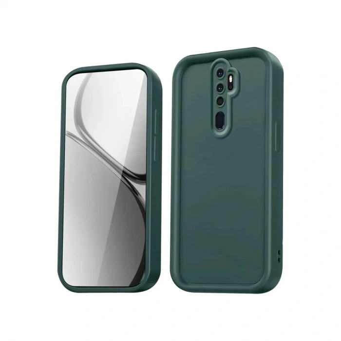 Durukar®   Redmi Note 8 Pro Kılıf Viera Silikon - Koyu Yeşil