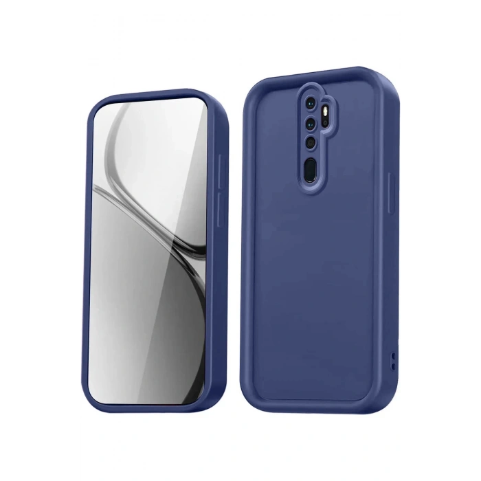 Durukar®   Redmi Note 8 Pro Kılıf Viera Silikon - Lacivert