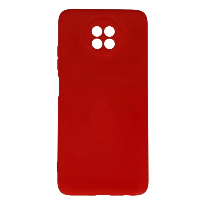 Durukar®   Redmi Note 9 5G Kılıf Nano içi Kadife Silikon - Kırmızı