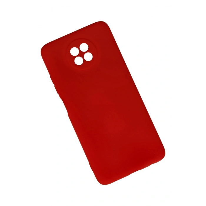 Durukar®   Redmi Note 9 5G Kılıf Nano içi Kadife Silikon - Kırmızı