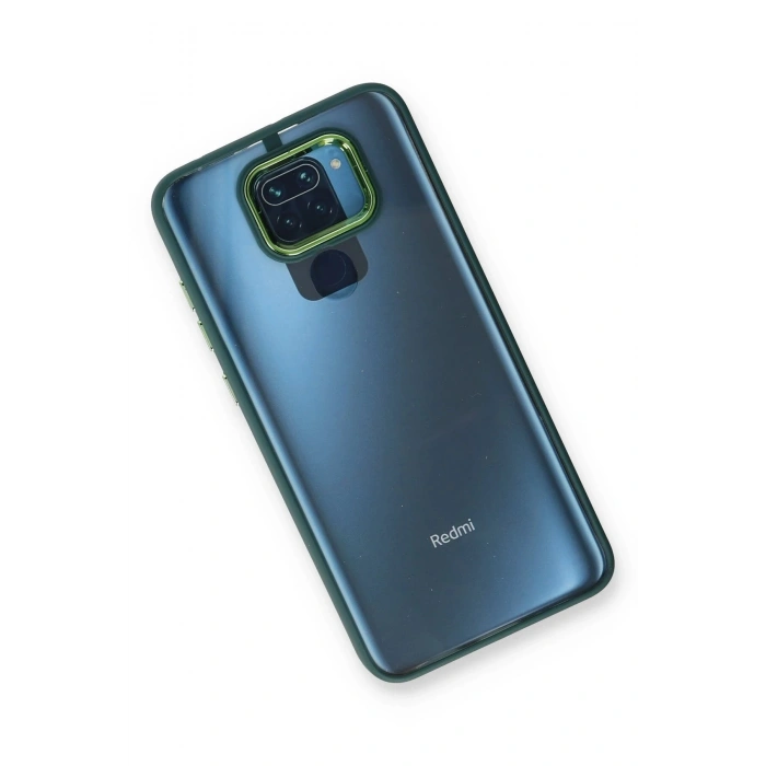 Durukar®   Redmi Note 9 Kılıf Dora Kapak - Haki Yeşil