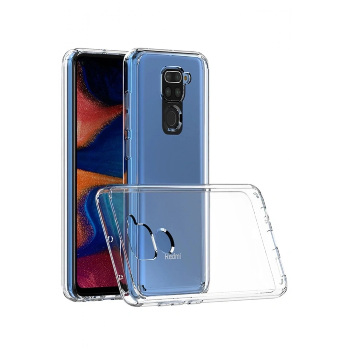 Durukar®   Redmi Note 9 Kılıf Lüx Şeffaf Silikon - Şeffaf