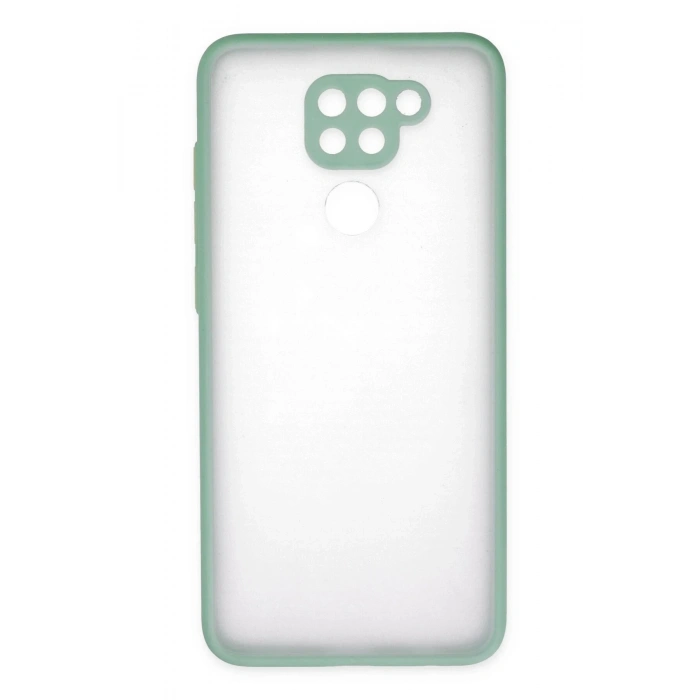 Durukar®   Redmi Note 9 Kılıf Montreal Silikon Kapak - Turkuaz