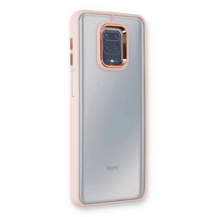 Durukar®   Redmi Note 9 Pro Kılıf Dora Kapak - Pudra