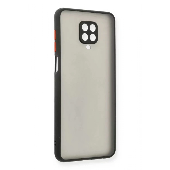 Durukar®   Redmi Note 9 Pro Kılıf Montreal Silikon Kapak - Siyah