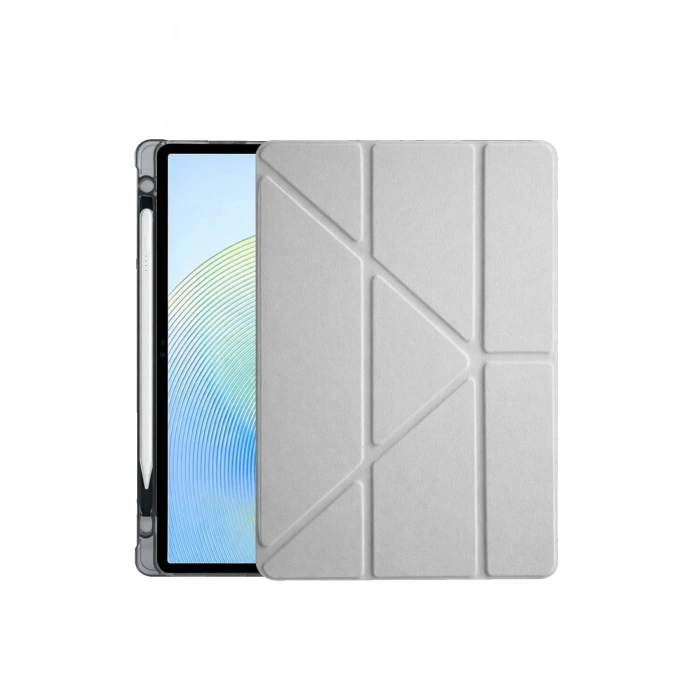 Durukar®   Redmi Pad 2 Kalemlikli Mars Tablet Kılıfı - Gri