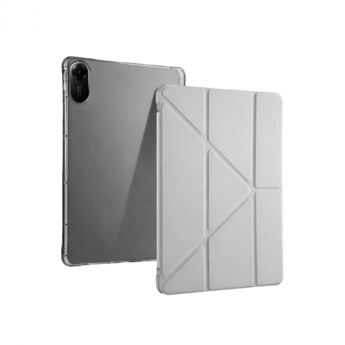 Durukar®   Redmi Pad 2 Kalemlikli Mars Tablet Kılıfı - Gri