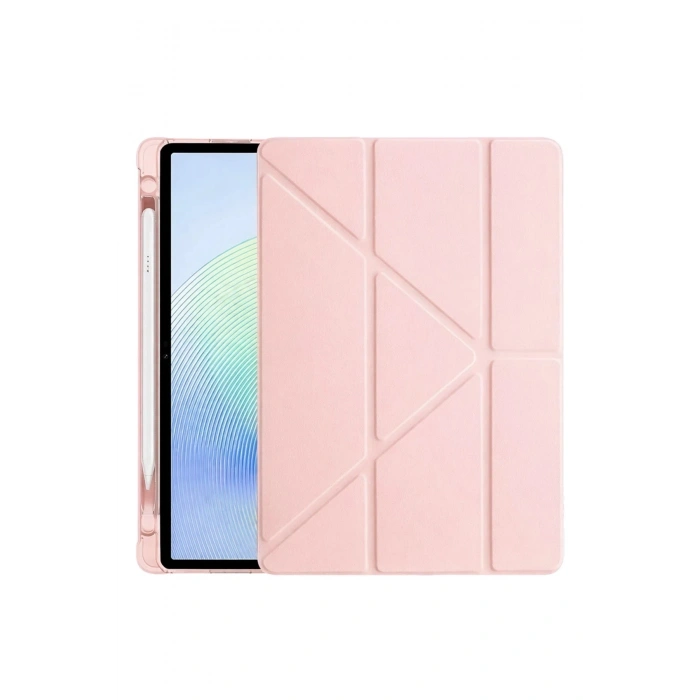 Durukar®   Redmi Pad 2 Kalemlikli Mars Tablet Kılıfı - Rose Gold