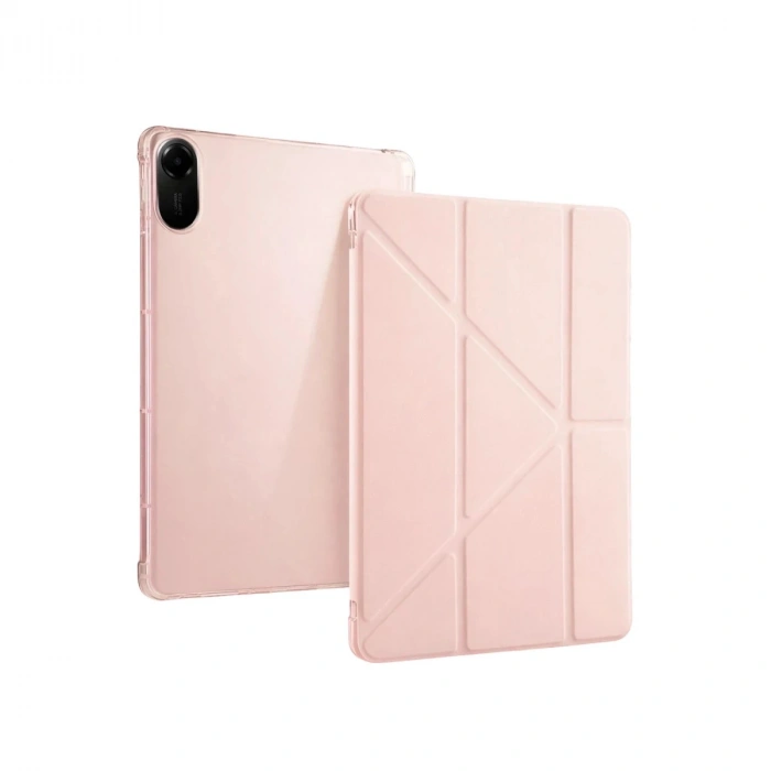 Durukar®   Redmi Pad 2 Kalemlikli Mars Tablet Kılıfı - Rose Gold