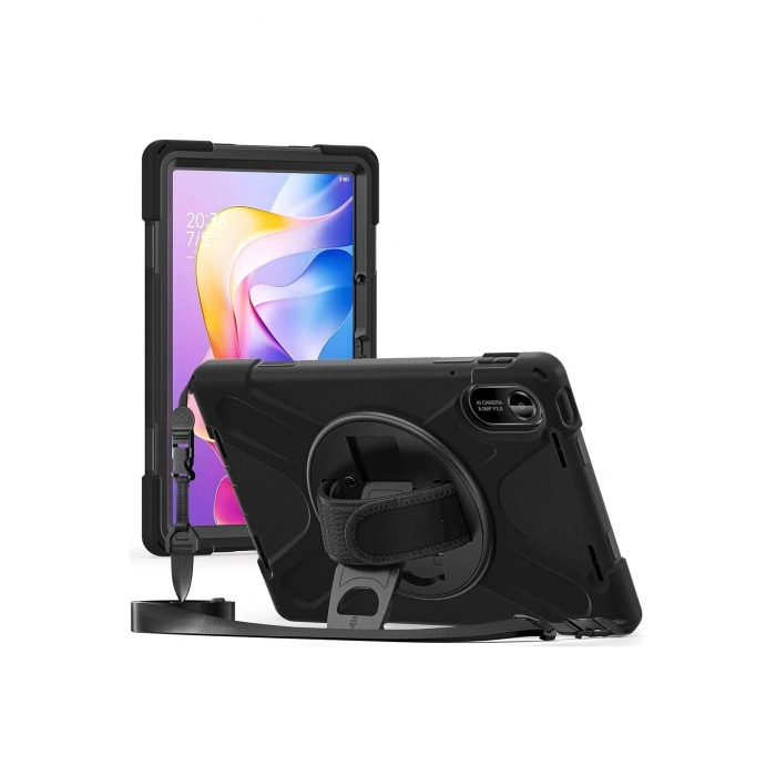 Durukar®   Redmi Pad 2 Kılıf Amazing Tablet Kapak - Siyah