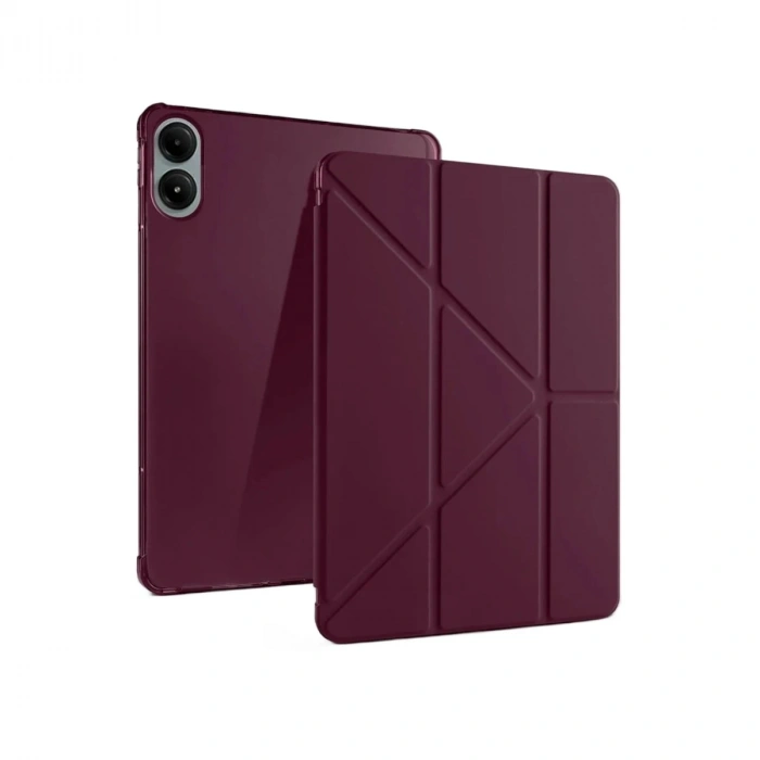 Durukar®   Redmi Pad Pro 12.1 Kılıf Kalemlikli Mars Tablet Kılıfı - Mürdüm