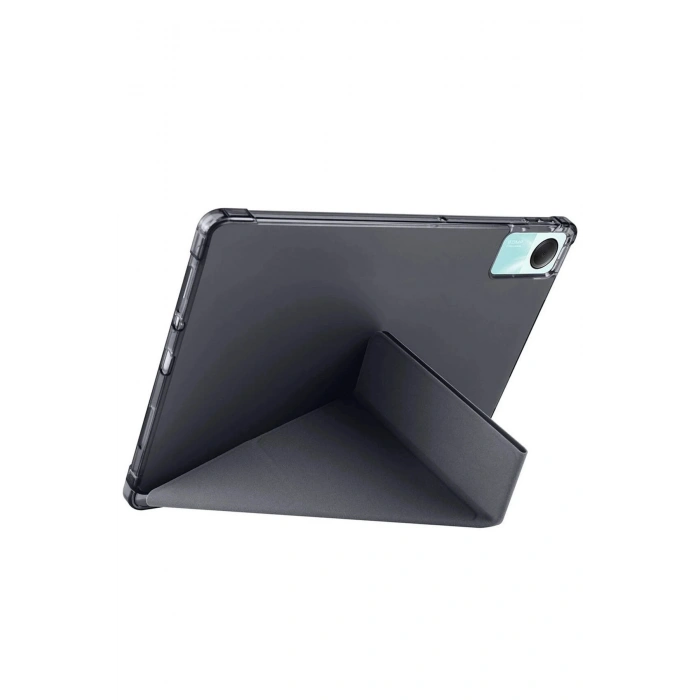 Durukar®   Redmi Pad SE 4G Kılıf Kalemlikli Mars Tablet Kılıfı - Siyah