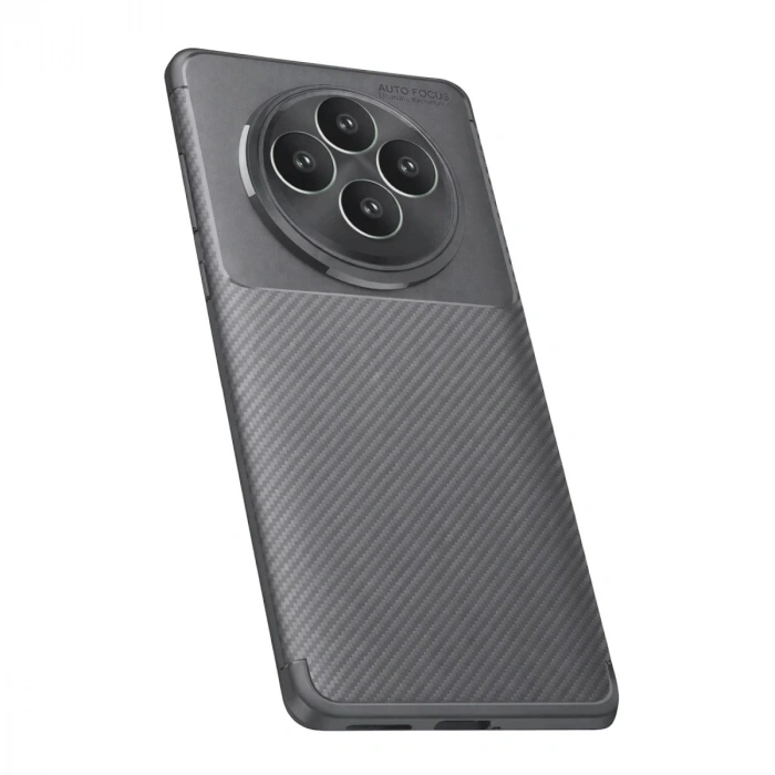Durukar®   Reno 11 FS Kılıf Auto Focus Karbon Kapak - Gri