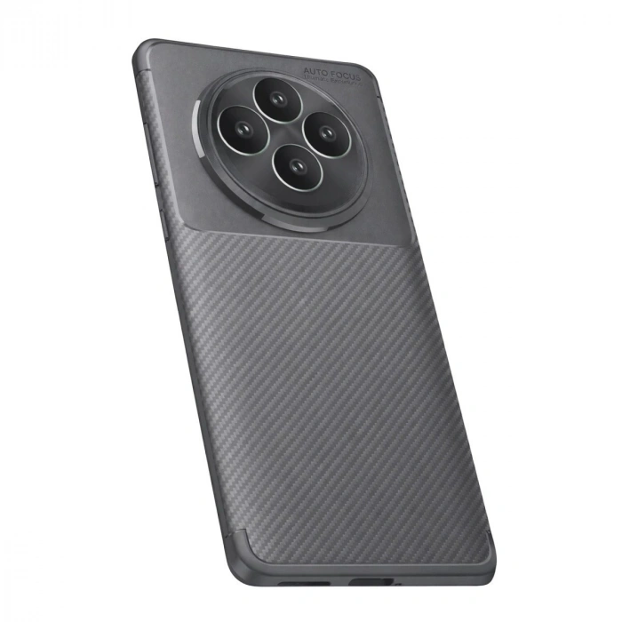 Durukar®   Reno 11 FS Kılıf Auto Focus Karbon Kapak - Gri