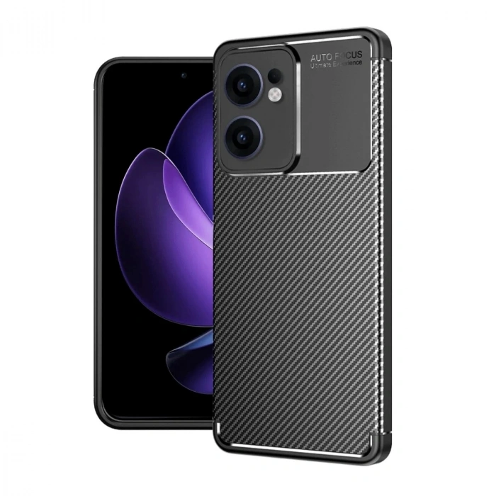 Durukar® Reno 13F Case Auto Focus Carbon Cover - Black