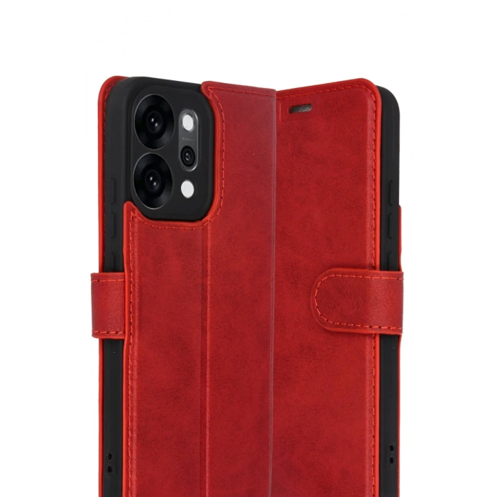 Durukar®   Reno 14 Trend S Plus Kapaklı Kılıf - Kırmızı