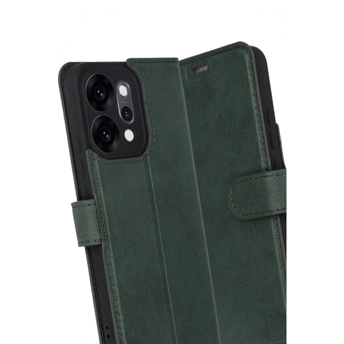 Durukar®   Reno 14 Trend S Plus Kapaklı Kılıf - Yeşil