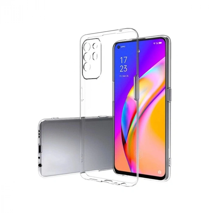 Durukar®   Reno 5 Lite Kılıf Lüx Şeffaf Silikon