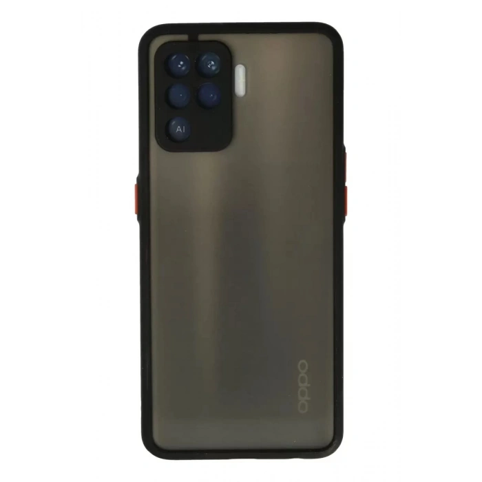 Durukar®   Reno 5 Lite Kılıf Montreal Silikon Kapak - Siyah