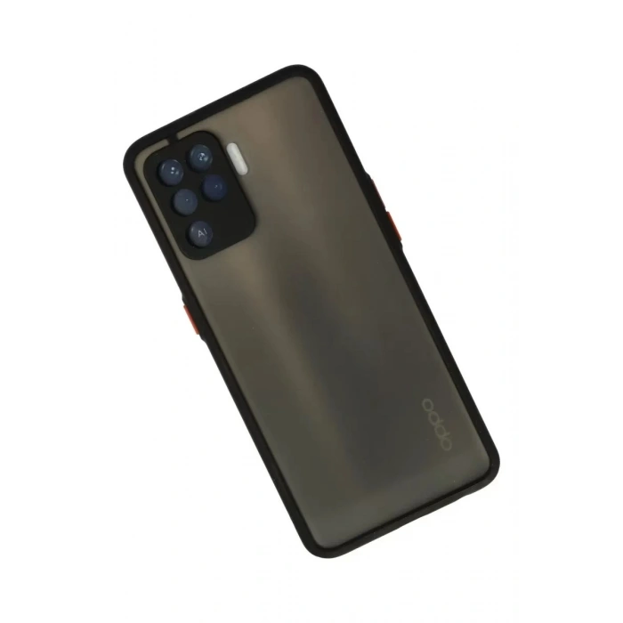 Durukar®   Reno 5 Lite Kılıf Montreal Silikon Kapak - Siyah