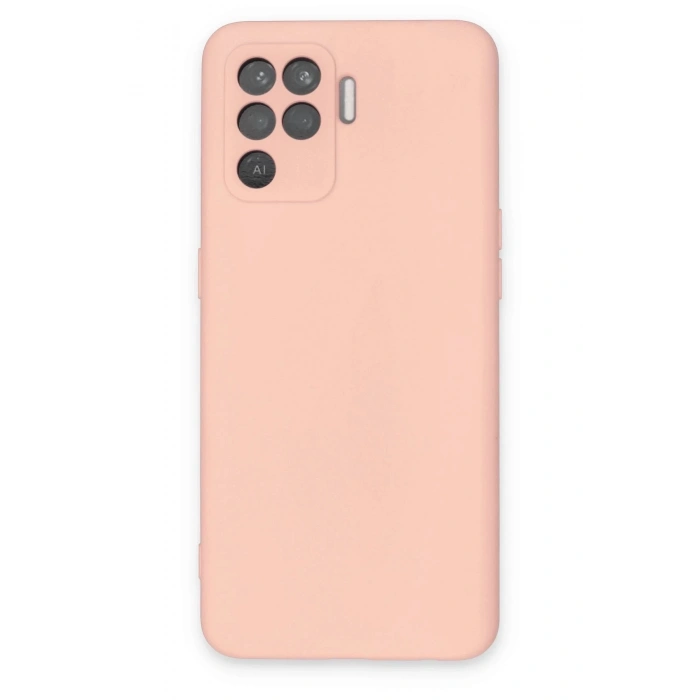 Durukar®   Reno 5 Lite Kılıf Nano içi Kadife Silikon - Pudra
