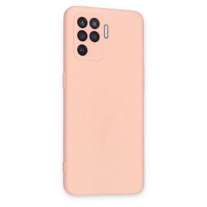 Durukar®   Reno 5 Lite Kılıf Nano içi Kadife Silikon - Pudra