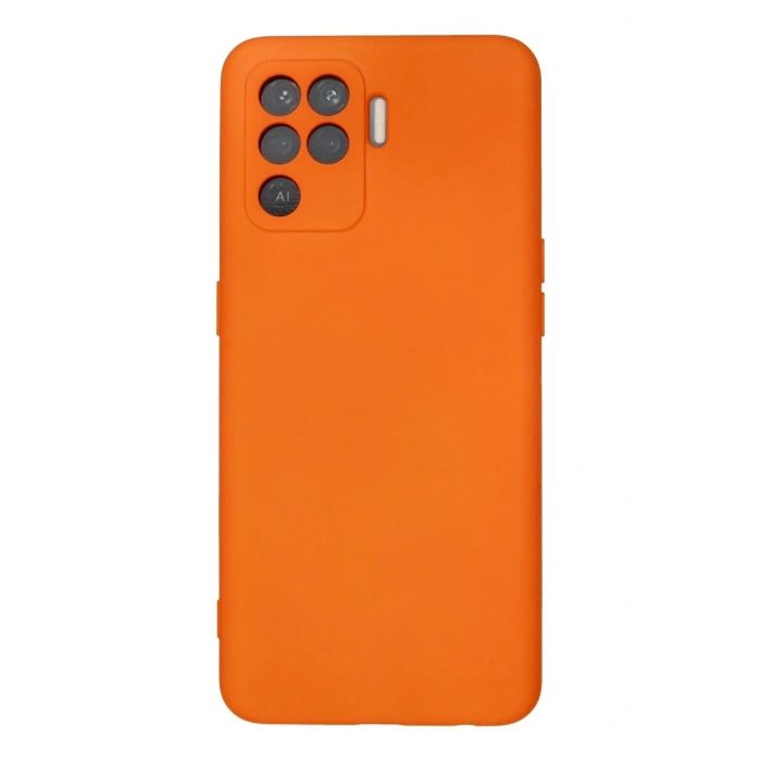 Durukar®   Reno 5 Lite Kılıf Nano içi Kadife Silikon - Turuncu