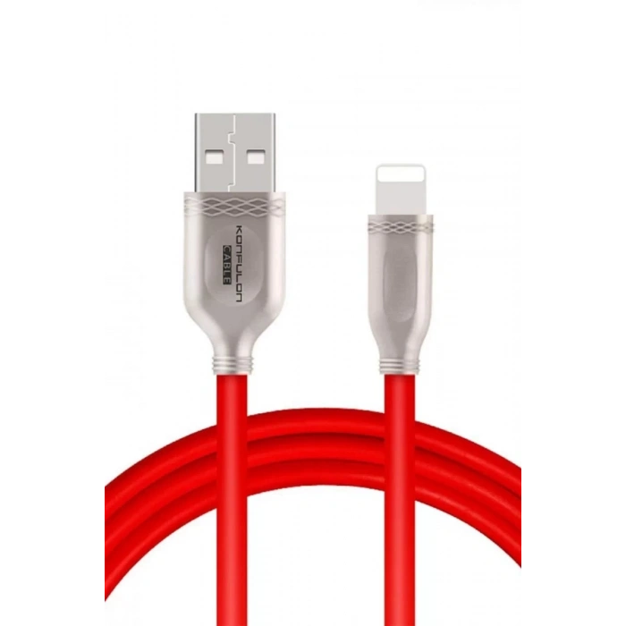 Durukar®  S48 Lightning Kablo iphone Uyumlu 1M 3A - Kırmızı