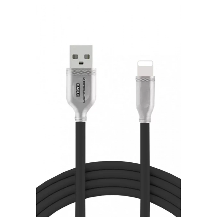 Durukar®  S48 Lightning Kablo iphone Uyumlu 1M 3A - Siyah