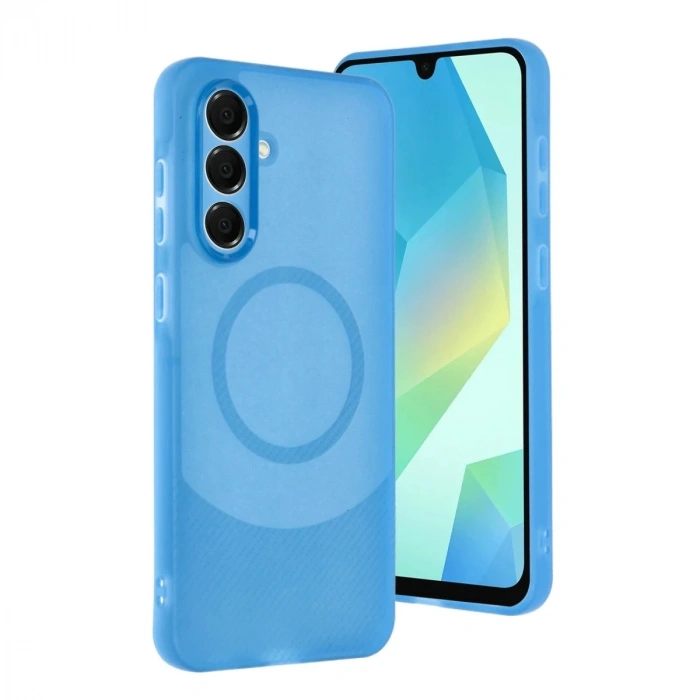 Durukar®  Samsung A16 5G Kılıf Maya Karbon Kapak - Mavi